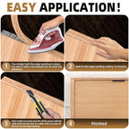 GSCIT Club Red Oak Edge Banding, 5/8 inch x 25ft roll of Veneer Edge Banding - Pre-glued Flexible, Real Wood Tape for Cabinet Repair & Furniture Restoration