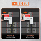 Generator Interlock Kit Main Breaker Interlock Kit Fit for Siemens 100 Amp and Murray 100 Amp Panel, 1 1/4" Space Between Main and Generator Breaker