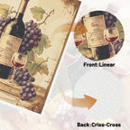 Swedish Dishcloths for Kitchen, 6PCS Wine Swedish Dish Cloths Gift Set, Vintage Reusable Washable Absorbent Dish Towel for Home Cleaning(7.8 X 7 Inches)