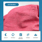 Angel-in-Armor Shop Towels (14”x14”) – 1000 Unit Box of Lint-Free Cotton Shop Towel Cleaning Rags – Durable Shop Rags for Auto, Garage, Industrial, and Commercial Use