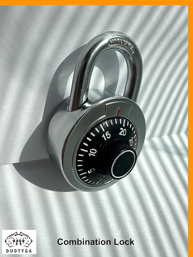 Combination Locker Lock, 60 Pack, Digital Combination Padlock for Toolbox, School and Gym Locker, Employee and Case, Black