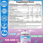 Kid Vitamin C Gummies With Zinc D3, Elderberry, Probiotics & Prebiotics, Sugar Free Immune Gummies for Kids 4+, Childrens Vitamins Supplement for Immune & Digestive Health, Powerful Antioxidant, 60cts