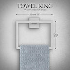 10-Pieces Brushed Nickel Bathroom Hardware Accessories Set,23.6 Inch Towel Bar Set,Stainless Steel Bathroom Hardware Set Towel Holder Set for Bathroom,Wall-Mounted Bathroom Accessories Kit