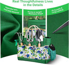 Gardening Tools Set, 11-Piece Heavy Duty Rust-Proof Garden Supplies Perfect Gardening Gifts for Women and Beginner, Green