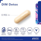 Pure Encapsulations DIM Detox | Supplement Support for Detoxification and Cellular Health* | 60 Capsules