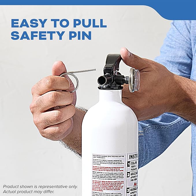 Kidde Fire Extinguisher for Boats, Single-Use 10BC