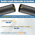 Fruit Picker Pole Tool – Ladder-Free Harvesting Aid, Safe for Elderly and Children, Durable Stainless Steel Design – Adjustable Long Pole Picker for Apples, Avocados, Oranges, Grapefruit, Plums, Pear