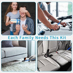 1 Piece 3.5LBs Telescoping Magnetic Flashlight Pickup Tool with LED Lights, Magnet Stick Rod Extendable 7" to 27" for Men, Birthday, Father's Day, Christmas Gift