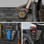 DISEN 24pcs 90-Teeth Ratchet Wrenches Set, Flex Head Ratcheting Wrench Set Metric 8MM-19MM and SAE Wrenches 1/4 Inch-3/4 Inch, Nickel Plating Cr-V Constructed with Organizer Rack