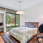 15.7" Vintage Flower Brushed Nickel Chandelier - Adjustable Height White Milk Glass Shades Pendant Light Fixture for Kitchen Island, Dining Room, Bedroom