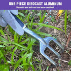 Gardening Tool Set, 9-Piece Heavy-Duty Aluminum Garden Tools with Non-Slip Handles and Large Tool Bag with Storage Pockets, Durable Hand Gardening Tools - Perfect Gardening Gift for Men and Wome