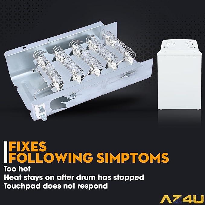 For Whirlpool LER5620KQ1 LER4634JQ1 LER4634PQ0 LER7646EQ2 LER3624EQ1 LER4634EQ2 LER8858EQ1 WED5300VW0 WED4800XQ3 WED5100VQ0 LER4634EQ0 LER4634JT0 LER3624EQ0 LEQ9030PQ0 Replaces Dryer Heating Element