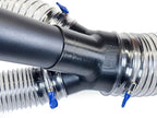 4" to 2-1/2" 3-Way Dust Collection Splitter Junction Fitting, Multi Port Fits Standard Hoses and Shop Vac Accessories, Dust Medusa