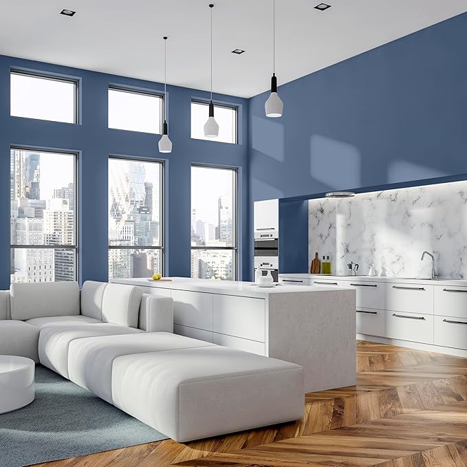 Rust-Oleum Color Spark Interior Paint and Primer in One, Semi-Gloss, Riverwalk, 1 Gallon