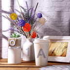 Outus 8 Sheets Vinyl Letter Stickers Self Adhesive Mailbox Numbers Alphabet Stickers Stick on Letters for Christmas Stockings Scrapbook Bulletin Board School Business(2 Inch,Glitter Silver)