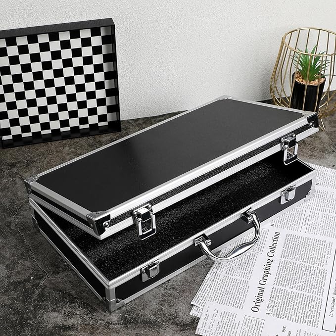 Portable Aluminum Alloy Tool Box Multi-functional Emergency Kit Case Capacity for Medicine Crafts and Accessories Compact Design Convenient Handle