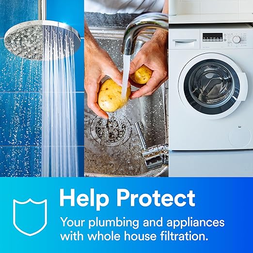 3M Aqua-Pure Whole House Sanitary Quick Change Water Filter System AP903, Reduces Sediment, Chlorine Taste and Odor, Heavy Duty, 100,000 Gallon