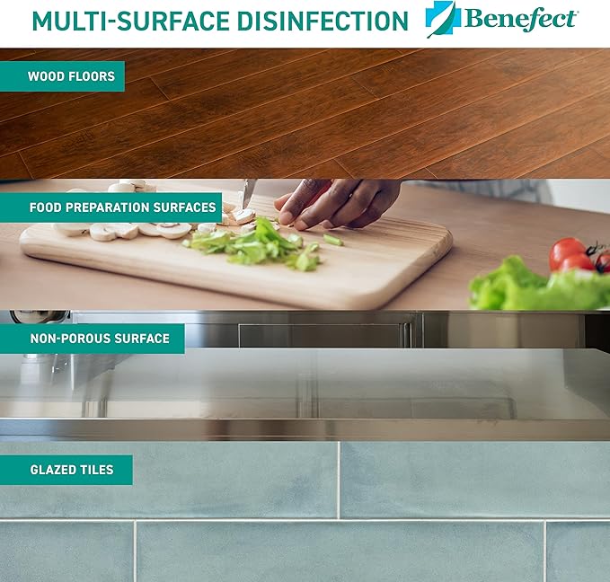Benefect Botanical Decon 30 Disinfectant Cleaner - All Natural Formula for Effective Cleaning Power - Ideal for Restoration Jobs & Water Damage - 20476 - 1 Gallon