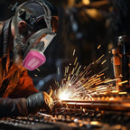 Full Face Respirator Mask with Filter, Cover Organic Vapor Anti-fog mask, Reusable Gas Mask for Spray Paint Chemical Epoxy Resin Dust Mask for Construction, Woodworking, Welding, Polishing, Sanding