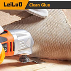 LEILUO Oscillating Tool Scraper Blade Set 10 PCS – 8 Rigid & 2 Ultra Flexible Blades for Removing Paint Caulk Adhesive Compatible with DeWalt Makita Milwaukee Dremel and More