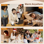 VOBAGA Coffee Mug Warmer with Smart Memory System & 9-Temperature Setting, Coffee Cup Warmer with Customize Timer & Precise Minute Timing, Suitable for Work, Reading, Sleeping