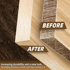 GSCIT Club Birch Edge Banding, 5/8 inch x 100ft roll of Wood Veneer Edge Banding Pre-glued Flexible, Wood Tape Banding for Cabinet Repair