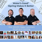 iSpring Whole House Water Filter System Ultimate PFAS Scale and Heavy Metals Protection Removes Up to 99% PFOA & PFOS with SGS-Tested Media, Jumbo Spin-Down Sediment Filter Model: WGB32B-PFKDS+WSP50J