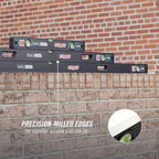 CHANNELLOCK 48-Inch, Professional-Grade Magnetic Aluminum Box Level with Solid Block Acrylic Vials, 5200-0048M