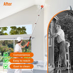 26 FT Cobweb Duster with Extension Pole,Spider Web Brush with Pole Extend 5-20FT,Spiderweb Cleaner with 4-Stage Telescopic Aluminum Pole,Spider Brush Cobweb for Outdoor & Indoor Cleaning