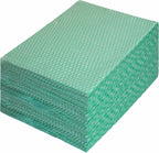 Reusable Kitchen Cleaning Cloths Dish Towels Dish Cloth Handi Wipe Reusable Cloths for Kitchen, Bathroom, Household Cleaning 100Pack Blue (Green 100 Pack)