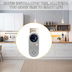 2 Packs Carbon Monoxide Detectors, Plug in Carbon Monoxide Alarm, 3-in-1 Real-time Digital Display Fahrenheit(°F) & Humidity, Co Detector Monitor for Home,RV,Apartment