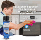 KINZUA ENVIRONMENTAL Foaminator, Concession & Food Equipment Cleaner, Heavy Duty Popcorn Machine Cleaner, Super Cleaning Foam Solution for Grill, Stove and Oven Cleaner & Degreaser, 18 oz, Pack of 2