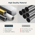 FORIOUS Pot Filler Faucet Matte Black, Folding Stretchable Solid Brass Wall Mount Commercial Traditional Faucet Over Stove with Antique Double Joint Swing Arm for Kitchen Restaurant Vintage