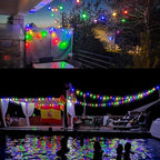 15 Pack G40 Plastic LED Replacement Light Bulbs 1W Shatterproof Red Color Filament Globe Bulbs E12 Candelabra Base Christmas Round Replacement Bulbs for Outdoor Indoor Patio String Lights(Red)