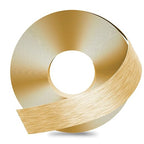GSCIT Club Gold Edge Banding, 2 Inch x 100ft Aluminum Brushed Edge Banding PVC Edge Trim for Cabinet Repair Furniture