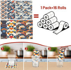 Swedish Dishcloths for Kitchen, 6PCS Japanese Style Reusable Swedish Dish Cloth Towels Set, Absorbent Quick Drying Dishcloth for Home Cleaning(7.8 X 7 Inches)