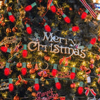 25 Pack Red Christmas Light Bulbs C7 Replacement Bulbs Nightlight Bulb, Vintage Red C7 Christmas Lights Replacement Bulbs for Xmas Home Bedroom Tree Window Candle String Lights Decor, E12 Base, 5W