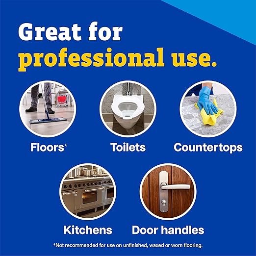 Pine-Sol Multi-Surface Cleaner, CloroxPro, 2x Concentrated Formula, Lemon Fresh, 80 Fl Oz