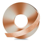 GSCIT Club Rose Gold Edge Banding, 3/4 Inch x 25ft Aluminum Brushed Edge Banding PVC Edge Trim for Cabinet Repair Furniture