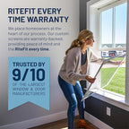 Custom Window Screen Replacement - Fully Assembled Double Hung Flanged Full Screen with Swivel Latches & Clips Secure the Screen in Your Window. DH5 Features a Pull Tab for Easy Installation & Removal