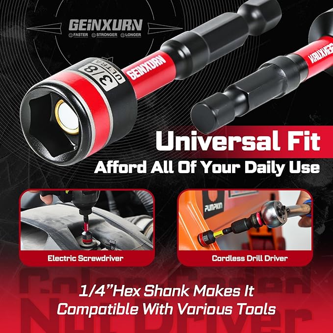 66Pcs Tools Set Packaged with Heavy-duty Tool Box, Include Impact Screwdriver Bits, Nut Driver, Mini Ratchet Wrech and Impact Bit Holder for Home Repairs DIY