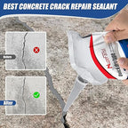 Concrete Crack Filler, Concrete Crack Repair Sealant, Weather-Resistant Crack Caulking Glue, Fast-Drying Crack Repair Adhesive for Slabs, Sidewalk, Foundation & Garage – Indoor Outdoor Use (5 Pack)