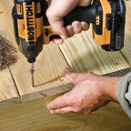 Wood Screws #8 x 1-5/8’’, T25 Star Torx Drive Flat Head Deck Screws, Brown, 154Pcs (1lb)