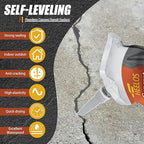 Concrete Crack Filler and Sealant,3Pack Quick Drying Cement Crack Filler Waterproof Repair Sealant, Weather Resistant Concrete Sealer Outdoor Caulking Glue for Cement-Based Driveway, Sidewalk(Grey)