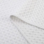 POLYTE Ultra Premium Microfiber Kitchen Dish Hand Towel Waffle Weave, 8 Pack (16x28 in, Gray, White)