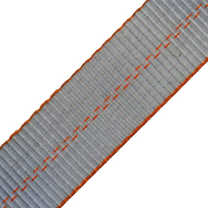 VULCAN Complete Axle Strap Tie Down Kit with Snap Hook Ratchet Straps - Silver Series Webbing - Includes (4) 22 and (4) 36 Inch Axle Tie Downs, and (4) 8' Snap Hook Straps