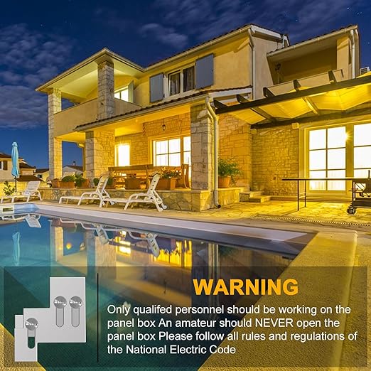 Generator Interlock Kit Compatible with Square D QO or Homeline 100 or 125 Amp Panels,3/4 to 7/8 to inches Spacing Between Main and Generator Breaker,Professional and Interlock Kit