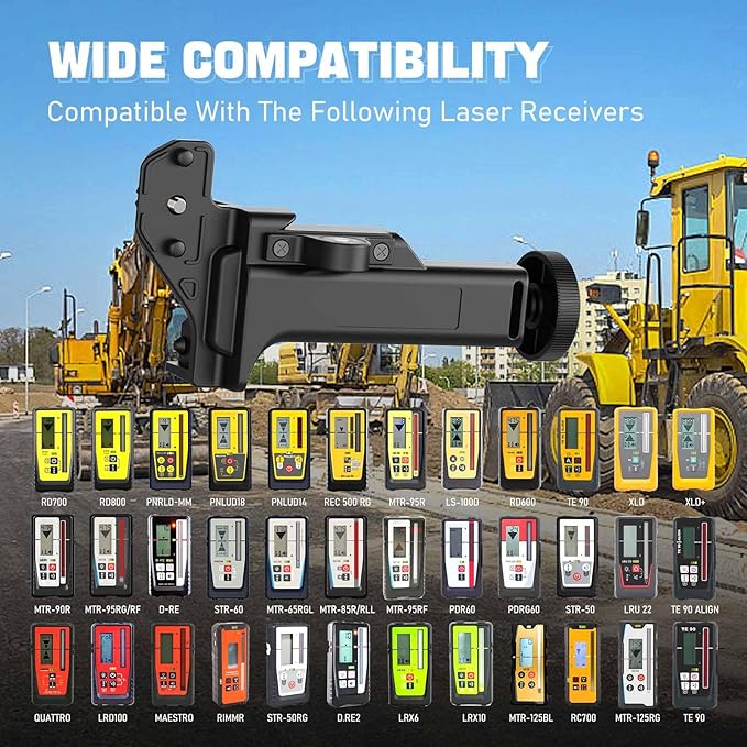 1019505-01 Holder 110 Laser Receiver Bracket Clamp for LS-100D,LRD100,XLD,XLD+ and LRX10 Laser Level