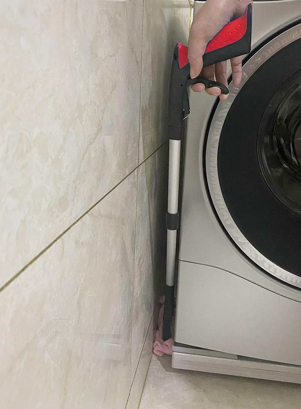 2-Pack Reacher Grabber Tool, Foldable Trash Picker Grabber, Trash Gripper, Garden Nabber, Litter Picker, Extended Grabber（Red/Red)