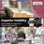 Laser Level ML-200 Green Line Generator for Outdoor & Indoor Large-Scale Cutting, Measuring, Alignment and Construction, Waterproof, Type-C Charging Port, Magnetic Base, Class 1 product